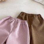 【73-120cm】 小花 裏起毛 パンツ - 画像 (15)