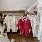 【73-100cm】総柄 カートゥーン ルームウェア セットアップ