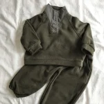 【80-150cm】 フリースボタン付き セットアップ - 画像 (11)