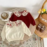【66-100cm】 刺繍 襟 トップス - 画像 (11)