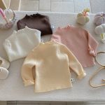 【66-100cm】ベーシック 無地 あったか ニット セーター - 画像 (7)