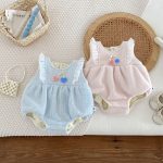 【66-100cm】チェリーデザイン ロンパース OR 無地 インナーシャツ - 画像 (4)