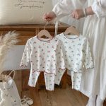 【66-100cm】花柄 ルームウェア セットアップ - 画像 (8)