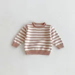 【80-130cm】 ボーダー クールネック トップス - 画像 (14)