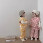 【80-120cm】ハート ベスト ＋ パンツ セットアップ - 画像 (10)
