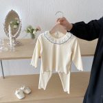 【66-100cm】可愛い 襟付き ルームウェア セットアップ - 画像 (10)