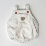 【66-90cm】 熊柄 ボア ロンパース - 画像 (7)