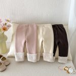 【73-100cm】 ロールヘム 裏起毛 レギンス - 画像 (5)