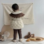 【73-100cm】厚手 蝶結び付き 裏起毛 アウター - 画像 (5)