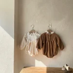 【66-90cm】 フリル襟 ロンパース - 画像 (16)