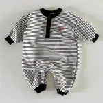 【66-90cm】 ボーダー オールインワン - 画像 (19)