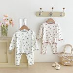 【66-100cm】花柄 ルームウェア セットアップ - 画像 (7)