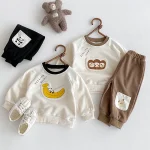 【73-110cm】 バナナor 犬柄 セットアップ - 画像 (6)
