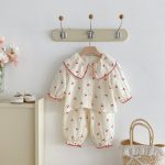 【66-100cm】チェリー柄 セットアップ - 画像 (7)