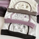 【73-110cm】 ポケット付き 英字＆熊柄 セットアップ - 画像 (9)