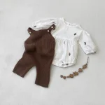 【66-90cm】 韓国風 シンプル サロペット - 画像 (12)