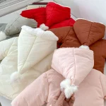 【66-100cm】 シンプルデザイン フーディー アウター - 画像 (11)