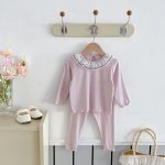 【66-100cm】可愛い 襟付き ルームウェア セットアップ - 画像 (8)