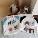 【80-150cm】 犬柄 Tシャツ - 画像 (4)
