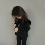 【90-140cm】ビッグ襟 カジュアル セットアップ - 画像 (5)