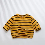 【80-120cm】 ボーダー シャツ - 画像 (6)