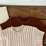 【66-90cm】 ニット リブ セットアップ - 画像 (12)