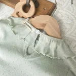 【66-90cm】 フリル襟 ロンパース - 画像 (7)