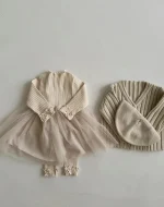【66-100cm】リボン リブ レギンス - 画像 (8)