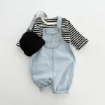 【80-130cm】 デニム サロペット - 画像 (8)