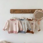 【73-120cm】ボーダー ニット セーター - 画像 (3)