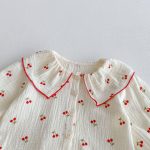 【66-100cm】チェリー柄 セットアップ - 画像 (10)