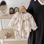 【73-100cm】カラープリント セットアップ ルームウェア - 画像 (9)