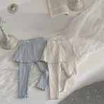 【73-100cm】 丸襟リブ セットアップ - 画像 (9)