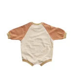 【65-100cm】 カラー切り替え ロンパース - 画像 (7)