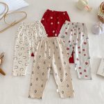 【73-100cm】総柄 カートゥーン ルームウェア セットアップ - 画像 (9)