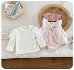 【66-100cm】チェリーデザイン ロンパース OR 無地 インナーシャツ - 画像 (7)