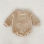 【66-90cm】 無地 フリース ロンパース - 画像 (11)