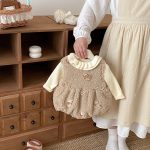 【66-90cm】 立体フラワー ロンパース or セーター - 画像 (11)