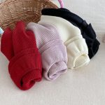 【66-100cm】ダブル フリル襟 ニット セーター - 画像 (8)