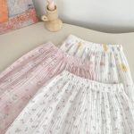 【66-120cm】二重ガーゼ フリル襟 セットアップ ルームウェア - 画像 (13)