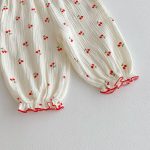 【66-100cm】チェリー柄 セットアップ - 画像 (13)