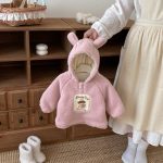 【73-120cm】 あったか ワッペン フード トレーナー - 画像 (7)