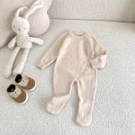 【66-90cm】熊デザイン オールインワン - 画像 (4)