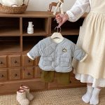 【73-120cm】 ワッペン付き あったか ジャケット - 画像 (10)