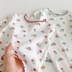【66-100cm】花柄 ルームウェア セットアップ - 画像 (14)