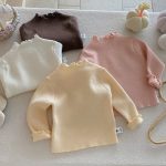 【66-100cm】ベーシック 無地 あったか ニット セーター - 画像 (3)