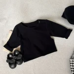 【66-90cm】 シンプル トップス or チェック ロンパース - 画像 (16)