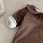 【66-90cm】 キルティング サロペット＆裏起毛 インナー - 画像 (11)
