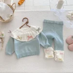 【66-100cm】 リボン セットアップ