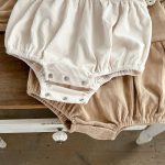 【66-100cm】フリル襟 コーデュロイ ロンパース - 画像 (12)